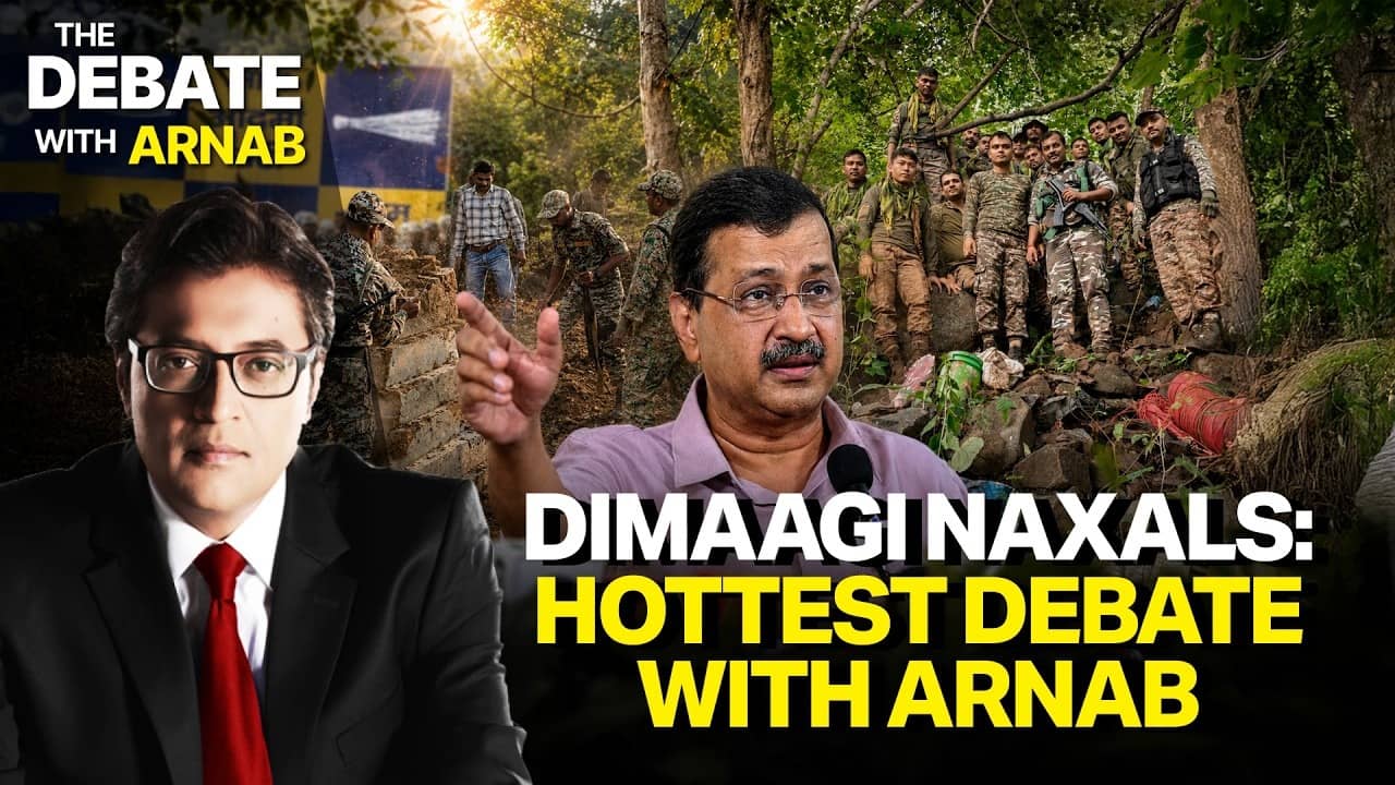 Arnab Goswami Debates Arvind Kejriwal’s ‘Dimaagi Naxal’ Remark