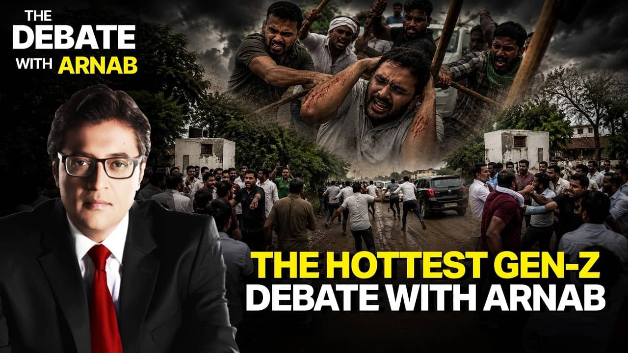 Arnab Goswami Debates CJP Team Jaipur Village Confrontation