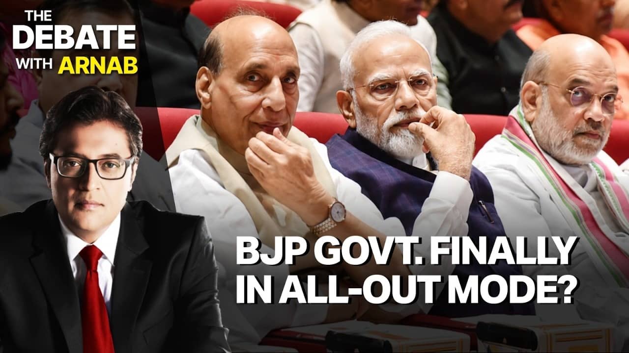 Arnab Goswami Debates FCRA Row and BJP Strategy