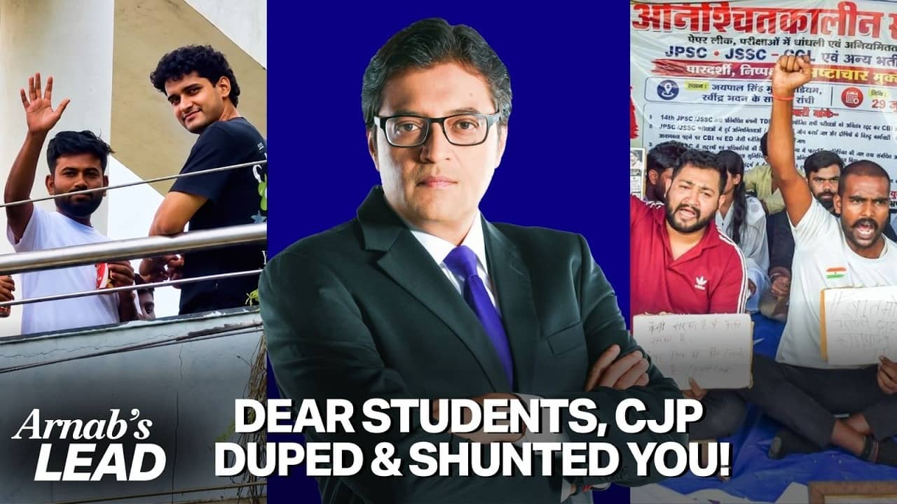 Arnab Goswami Exposes CJP’s Student Protest Strategy