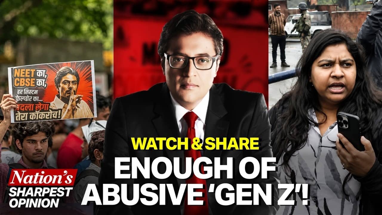 Arnab Goswami Exposes The ‘Gen Z’ Protest Shield