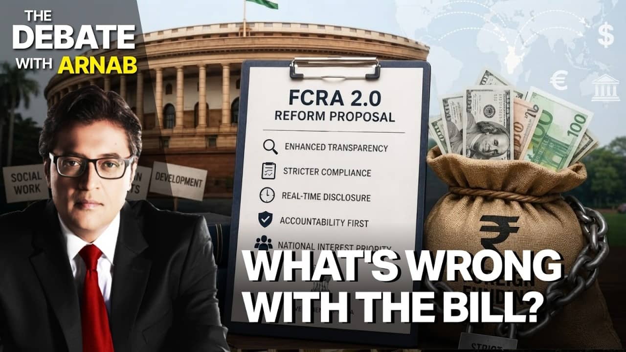 Arnab Goswami Grills RJD Over FCRA Bill Opposition