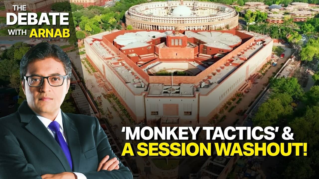 Arnab Goswami Slams Congress Over Parliament Disruption