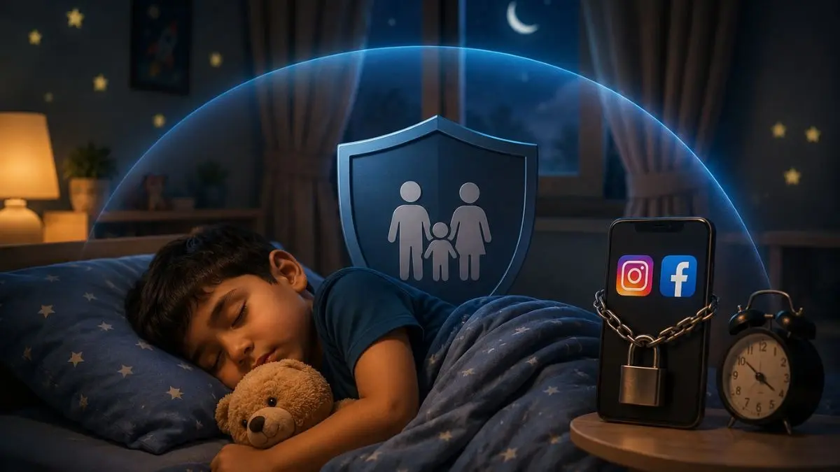 बच्चों की सेफ्टी के लिए Meta का एक्शन, रात 12 से सुबह 6 बजे तक Facebook और Instagram ऐप एक्सेस रहेगा बंद बच्चों की सेफ्टी के लिए Meta का एक्शन, रात 12 से सुबह 6 बजे तक Facebook और Instagram ऐप एक्सेस रहेगा बंद