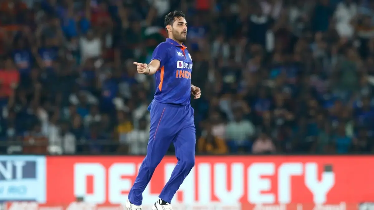 Comeback On The Cards? Bhuvneshwar Kumar Keeps 2027 ODI World Cup Hopes Alive Amid India Absence Bhuvneshwar Kumar celebrates a wicket
