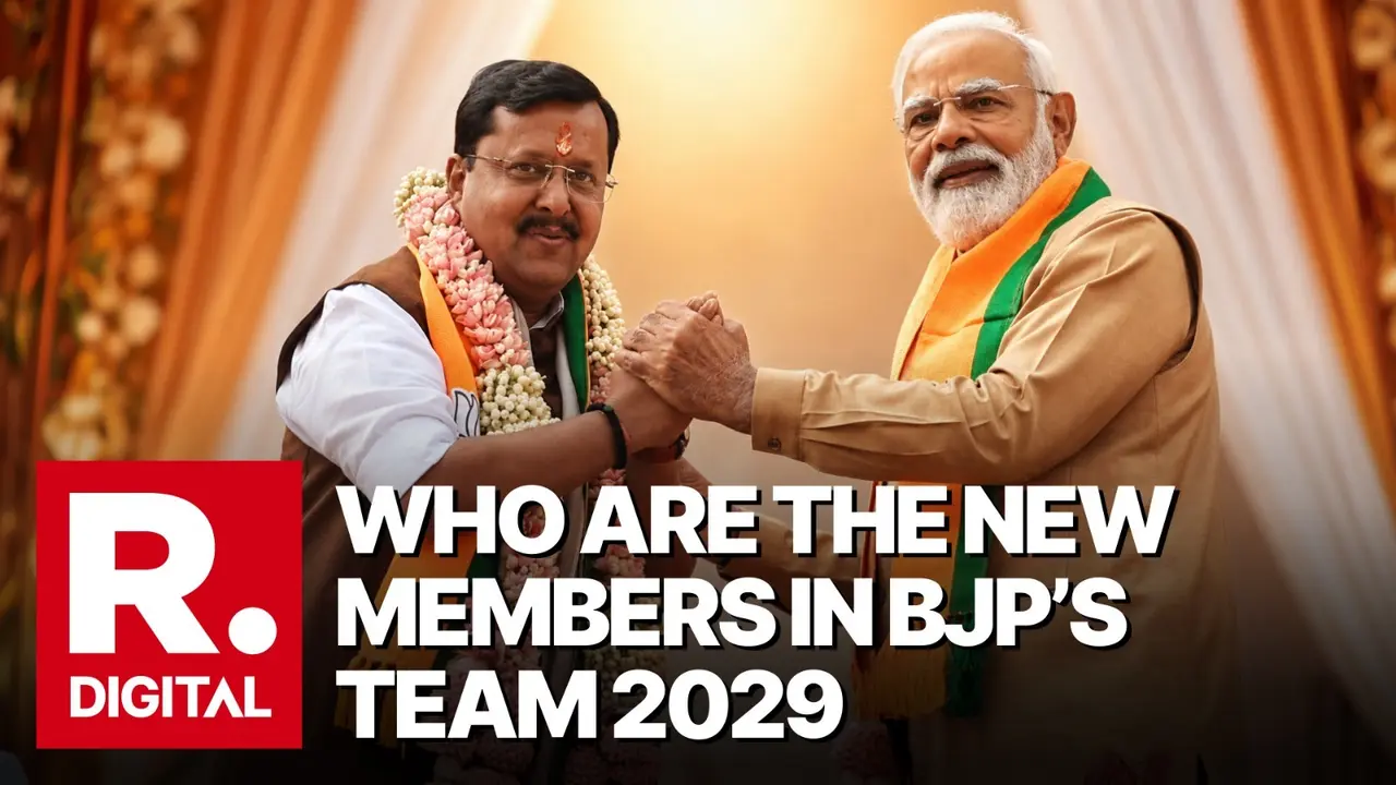 BJP Announces Team 2029: Smriti Irani as General Secretary, Ram Madhav & Vasundhara Raje as VPs, Piyush Goyal as Treasurer BJP Announces Team 2029: Smriti Irani as General Secretary, Ram Madhav & Vasundhara Raje as VPs, Piyush Goyal as Treasurer