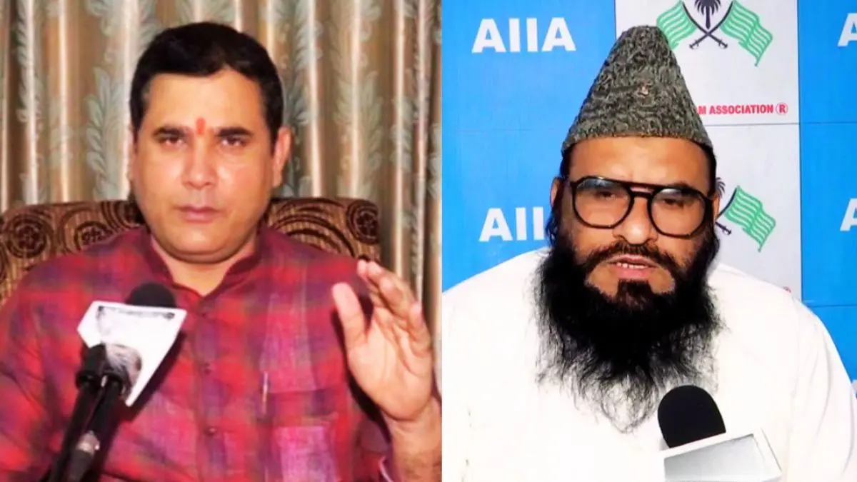 'हज में पत्थर फेंकने की ट्रेनिंग...', मौलाना साजिद रशीदी पर भड़क गए बीजेपी विधायक, FIR कराने पहुंचे थाने; क्या है पूरा मामला? BJP MLA Nand Kishor Gurjar on Maulana Sajid Rashidi's statement on Kanwariyas