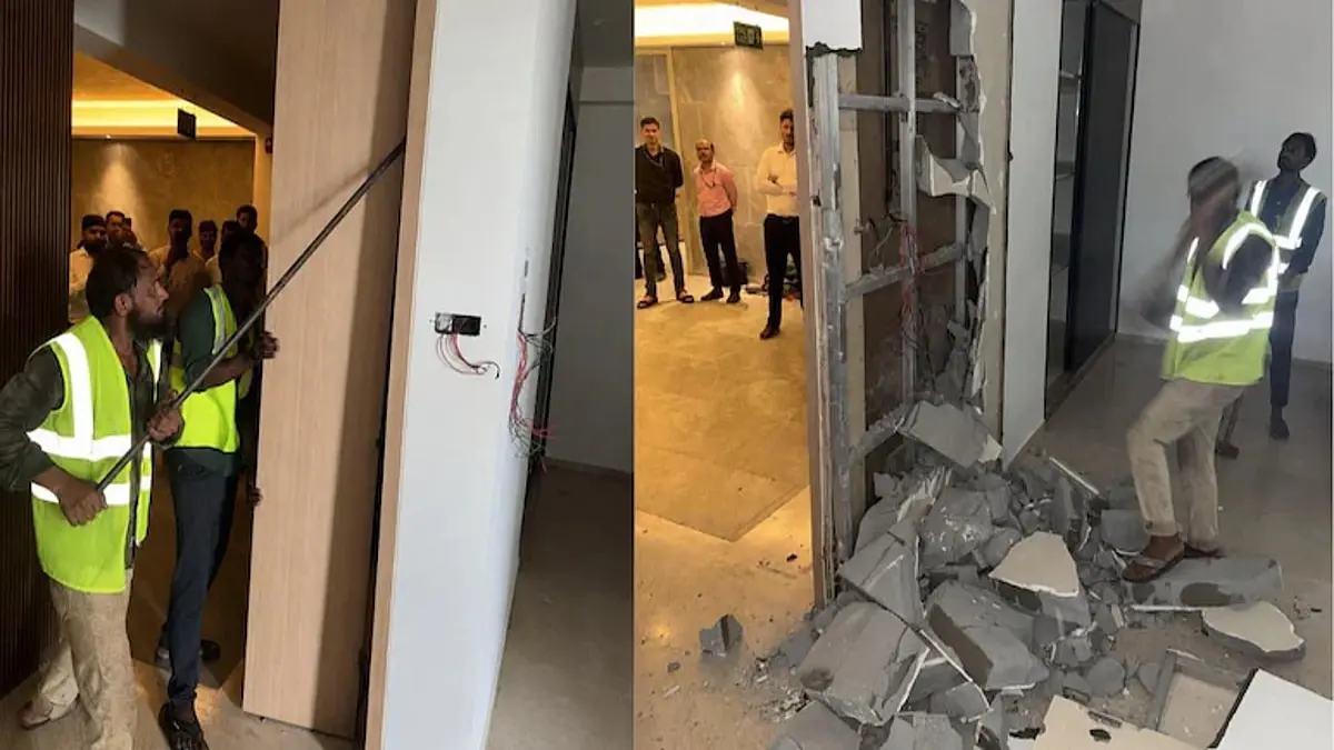 BMC Demolishes Unauthorised Structures at Mumbai’s Rustomjee Crown, 128 Luxury Flats Under Scanner BMC Demolishes Unauthorised Structures at Mumbai’s Rustomjee Crown, 128 Luxury Flats Under Scanner