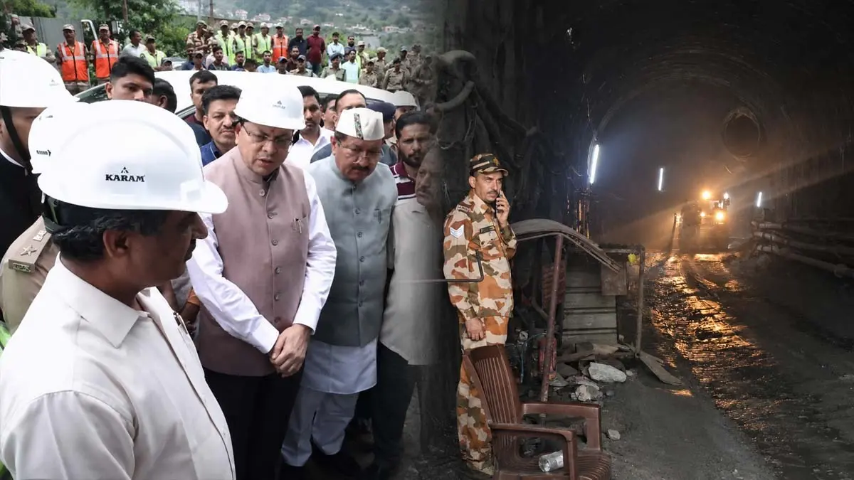 'Only 3 of 22 People Working at Site Remain to Be Rescued': Uttarakhand CM Dhami on Chamoli Tunnel Rescue 'Only 3 of 22 People Working at Site Remain to Be Rescued': Uttarakhand CM Dhami on Chamoli Tunnel Rescue