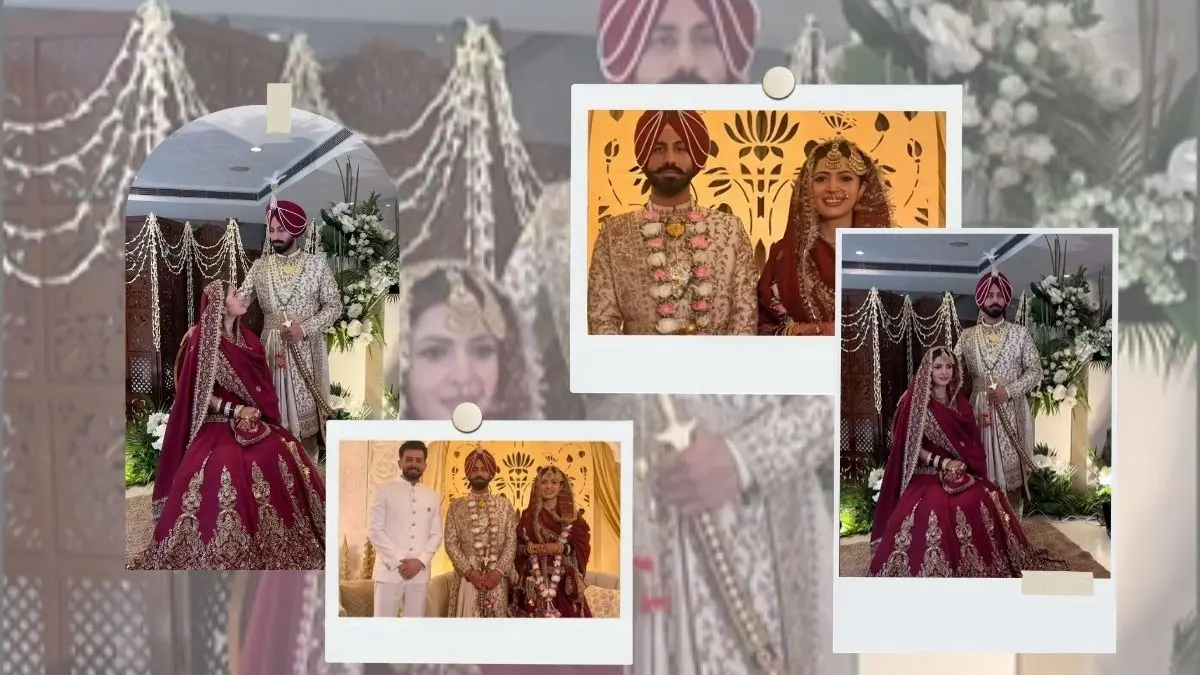 Charlie Chauhan Ties The Knot With KKR All-Rounder Ramandeep Singh In Intimate Ceremony | Photos Go Viral Charlie Chauhan Ties The Knot With KKR Cricketer Ramandeep Singh