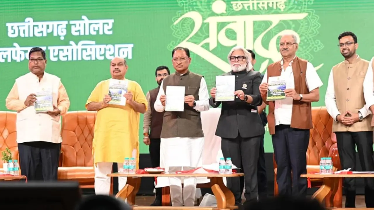 सौर ऊर्जा के क्षेत्र में छत्तीसगढ़ बनेगा देश का अग्रणी राज्य: मुख्यमंत्री विष्णु देव साय CM विष्णु देव साय ने कहा छत्तीसगढ़ बनेगा देश का अग्रणी राज्य