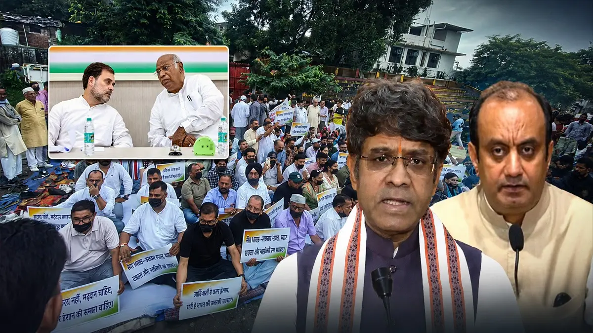 Congress Stages Silent Protest Over Haldwani ‘Purification’ Row; BJP Accuses it of Dividing People on 'Communal & Caste Lines' Congress Stages Silent Protest Over Haldwani ‘Purification’ Row; BJP Accuses it of Dividing People on 'Communal & Caste Lines'