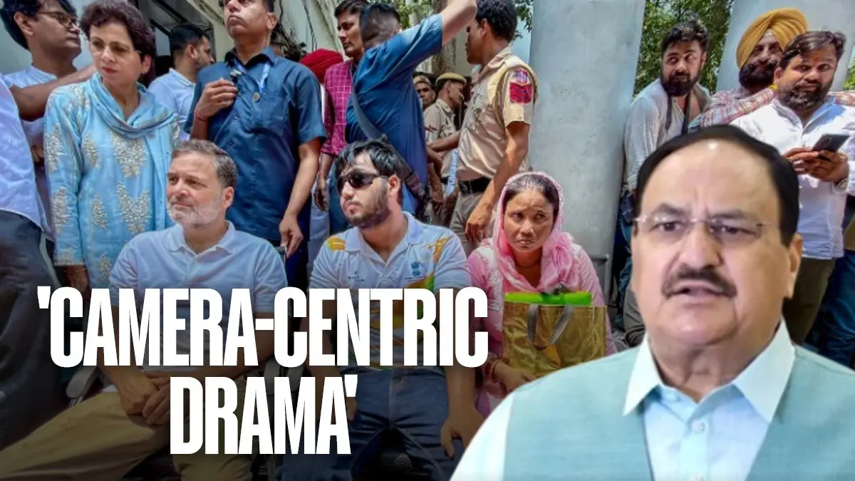 'Country Can't Be Governed By One Family's Stubbornness': Nadda Calls Rahul’s Sit-in Protest ‘Cheap, Attention-Seeking’ 'Country Can't Be Governed By One Family's Stubbornness': Nadda Calls Rahul’s Sit-in Protest ‘Cheap, Attention-Seeking’