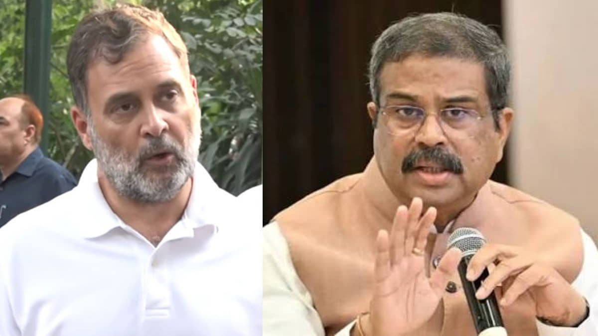 Dharmendra Pradhan Rahul Gandhi Parliament Monsoon Session