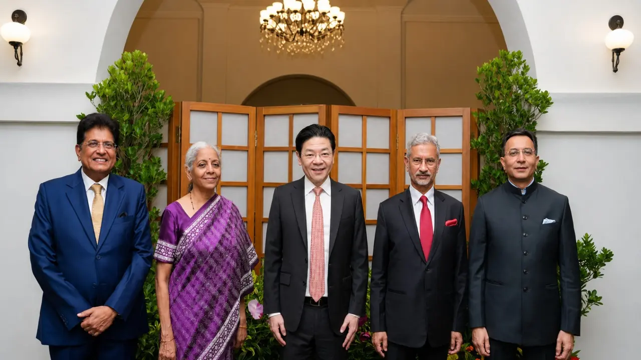 EAM Jaishankar, FM Nirmala Sitharaman Meet Singapore PM Lawrence Wong in Delhi; Know Key Details EAM Jaishankar, FM Nirmala Sitharaman Meet Singapore PM Lawrence Wong in Delhi; Know Key Details