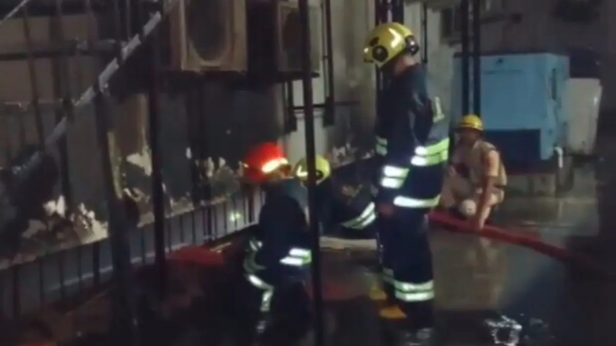 Fire Breaks Out in Basement of Patna Electronics Showroom on Bihar's SB Verma Road Fire Breaks Out in Basement of Patna Electronics Showroom on Bihar's SB Verma Road