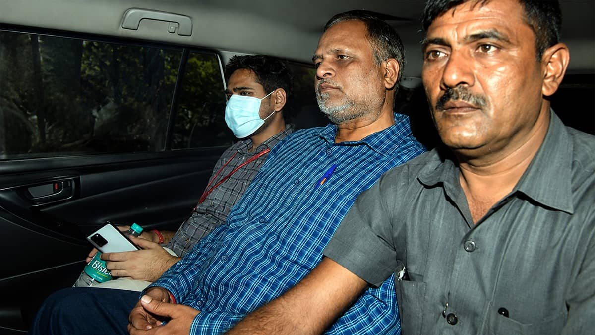 Former Delhi Minister Satyendar Jain Taken to Rouse Avenue Court Following Arrest