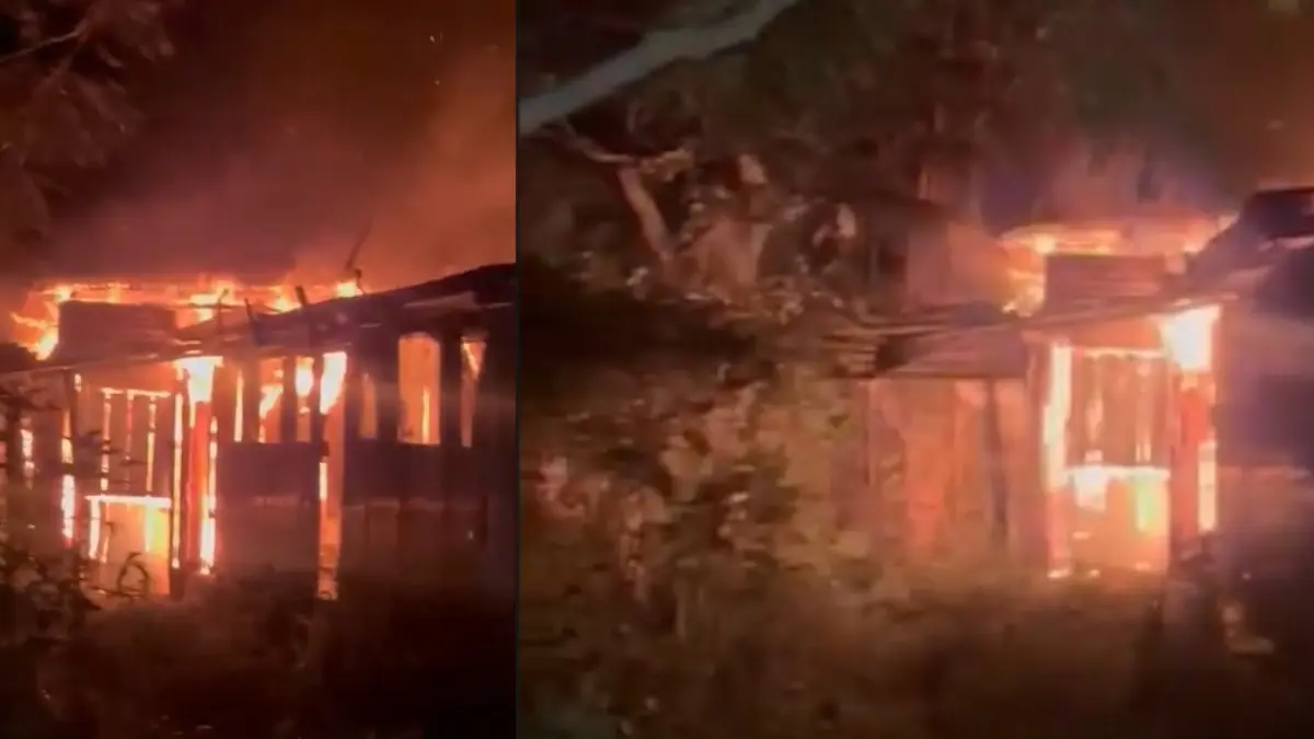 Fresh Violence In Manipur’s Kangpokpi: Armed Miscreants Torch Several Naga Houses Fresh Violence In Manipur’s Kangpokpi: Armed Miscreants Torch Several Naga Houses