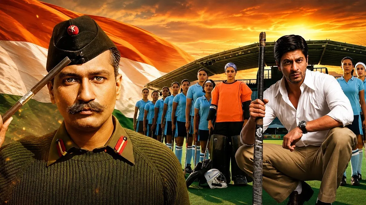 From 'Chak De! India' to 'Sam Bahadur': How Bollywood Taught Generations of Indians Language of Patriotism From 'Chak De! India' to 'Sam Bahadur': How Bollywood Taught Generations of Indians Language of Patriotism