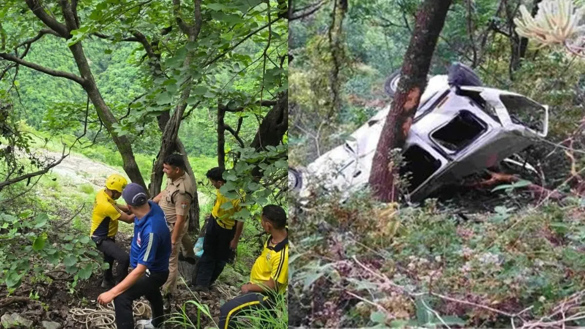 देवप्रयाग में दर्दनाक हादसा... 250 मीटर गहरी खाई में गिरी बोलेरो, एक ही परिवार के पांच लोगों की मौत गहरी खाई में गिरी बोलेरो, एक ही परिवार के पांच लोगों की मौत
