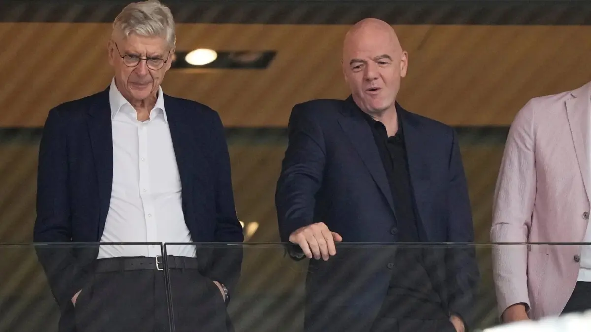 Arsene Wenger Distances Himself From Gianni Infantino, Confirms 'He Was Not Involved' In World Cup Selloff Plan Gianni Infantino with Arsene Wenger