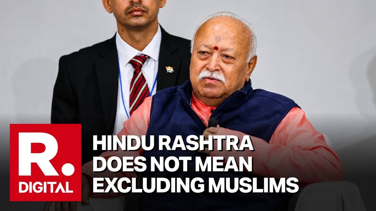 Hindu Rashtra Does Not Mean Excluding Muslims: Mohan Bhagwat's Big Message From New York Goes Viral