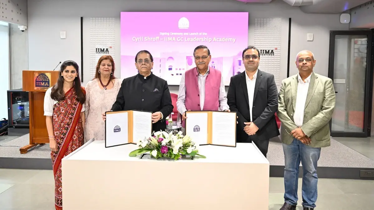 IIM Ahmedabad And Cyril Shroff Launch Academy To Train GCs For Enterprise Leadership Beyond Law IIM Ahmedabad And Cyril Shroff Launch Academy To Train GCs For Enterprise Leadership Beyond Law
