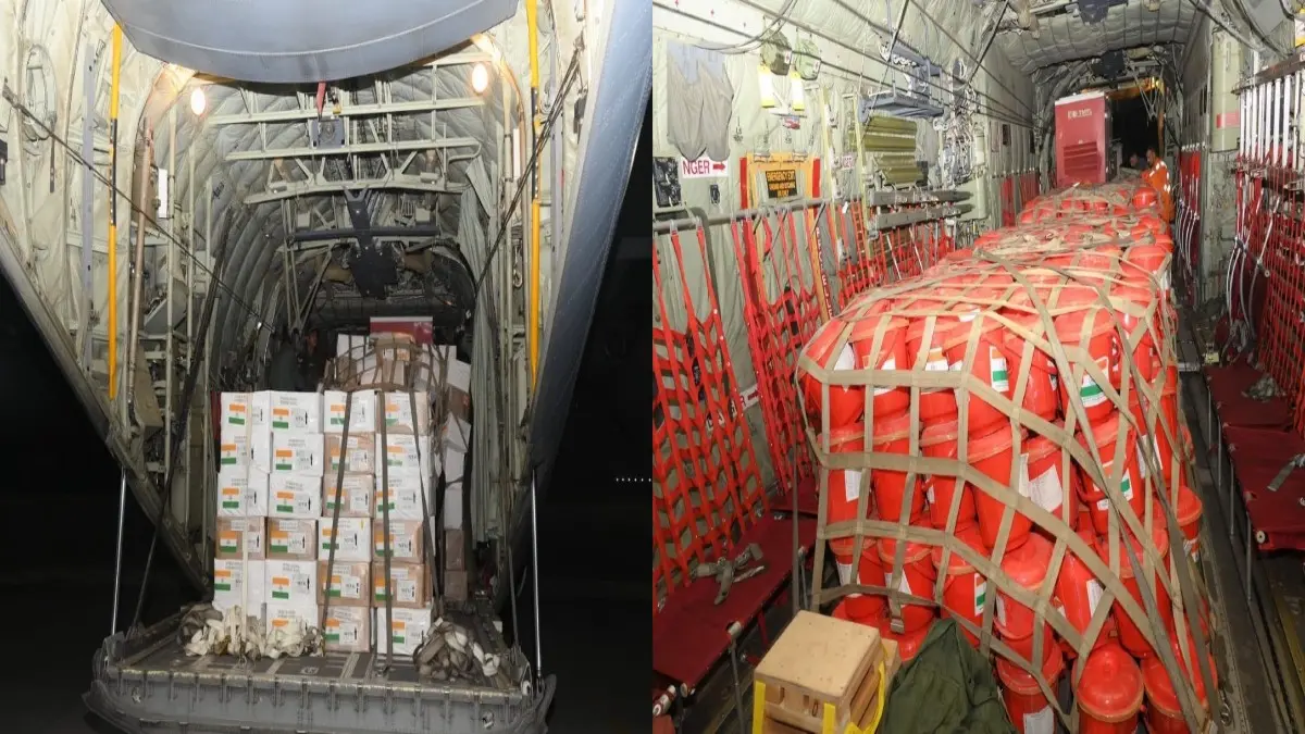 India Dispatches 10 Tonnes of Relief Material, Essential Medicines to Support Nepal's Response to Devastating Floods India Dispatches 10 Tonnes of Relief Material, Essential Medicines to Support Nepal's Response to Devastating Floods