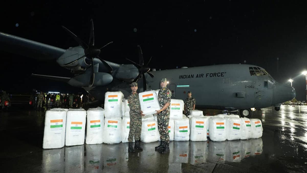 India's 4th Relief Flight Arrives in Nepal with Rescue Equipment, Forensic Experts