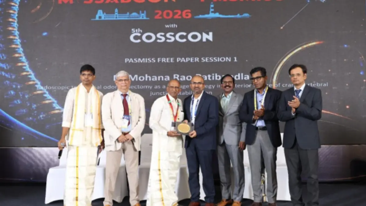 Indian Neurosurgical Research Led by Dr Mohana Rao Patibandla Wins Triple Recognition at International Spine Surgery Congress Study from Guntur Indian Neurosurgical Research Led by Dr Mohana Rao Patibandla Wins Triple Recognition at International Spine Surgery Congress Study from Guntur