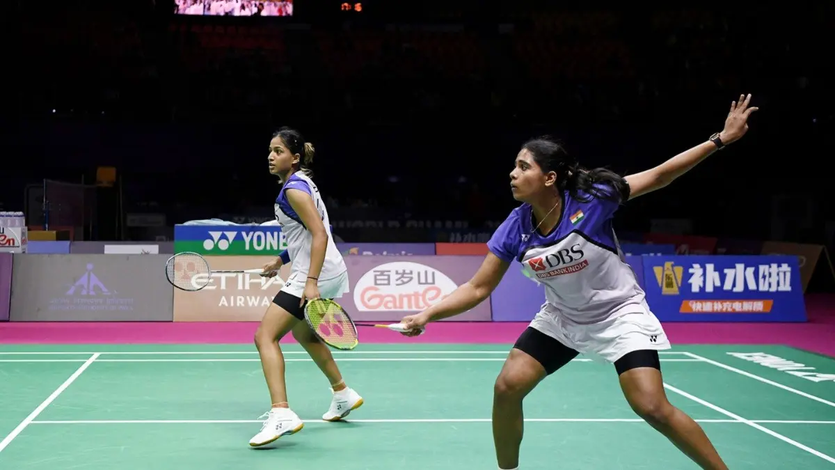 Treesa Jolly-Gayatri Gopichand Storm Into BWF World Championships QFs, Stun Japan's 7th-Seeded Duo Indian shuttlers Treesa Jolly and Gayatri Gopichand