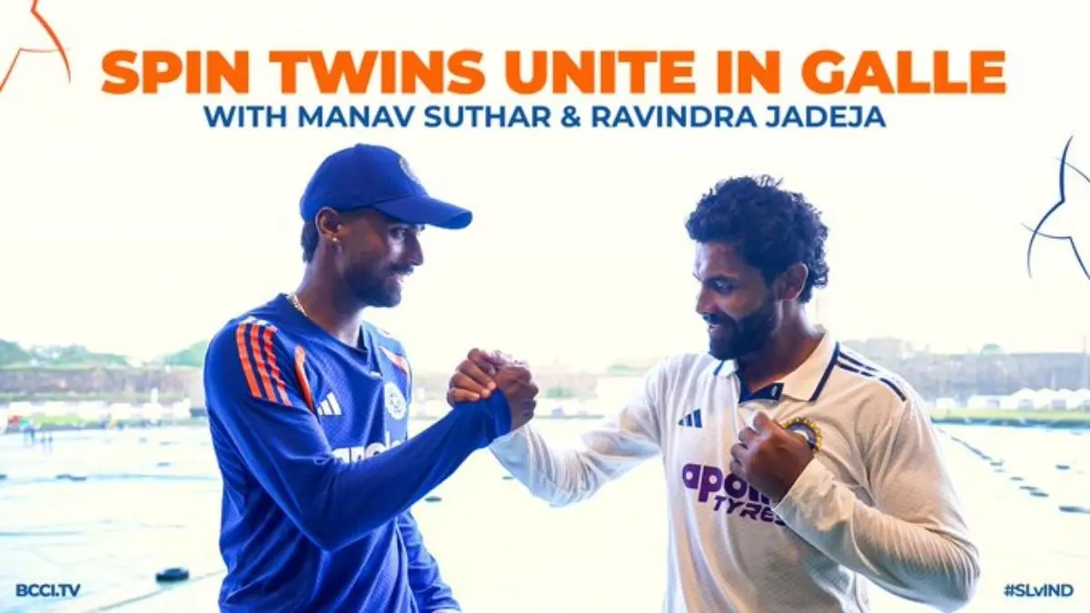 IND vs SL: 'क्या गेंद थी!' मानव सुथार के मुरीद हुए रवींद्र जडेजा, 'ड्रीम बॉल' को लेकर युवा ऑलराउंडर को कही ये बड़ी बात Jadeja Praises Manav Suthar IND vs SL Test