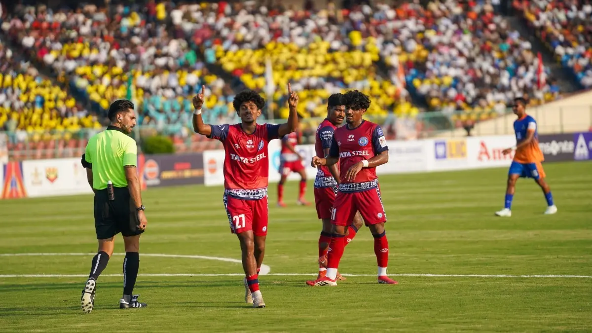Churchill Brothers To Acquire Jamshedpur FC For ₹100 As Tata Steel Bows Out Of Indian Super League Jamshedpur FC players celebrate a goal