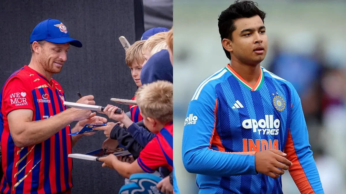 Jos Buttler Shatters All Time T20 Record, Predicts Vaibhav Sooryavanshi Will Overtake Him Jos Buttler and Vaibhav Sooryavanshi