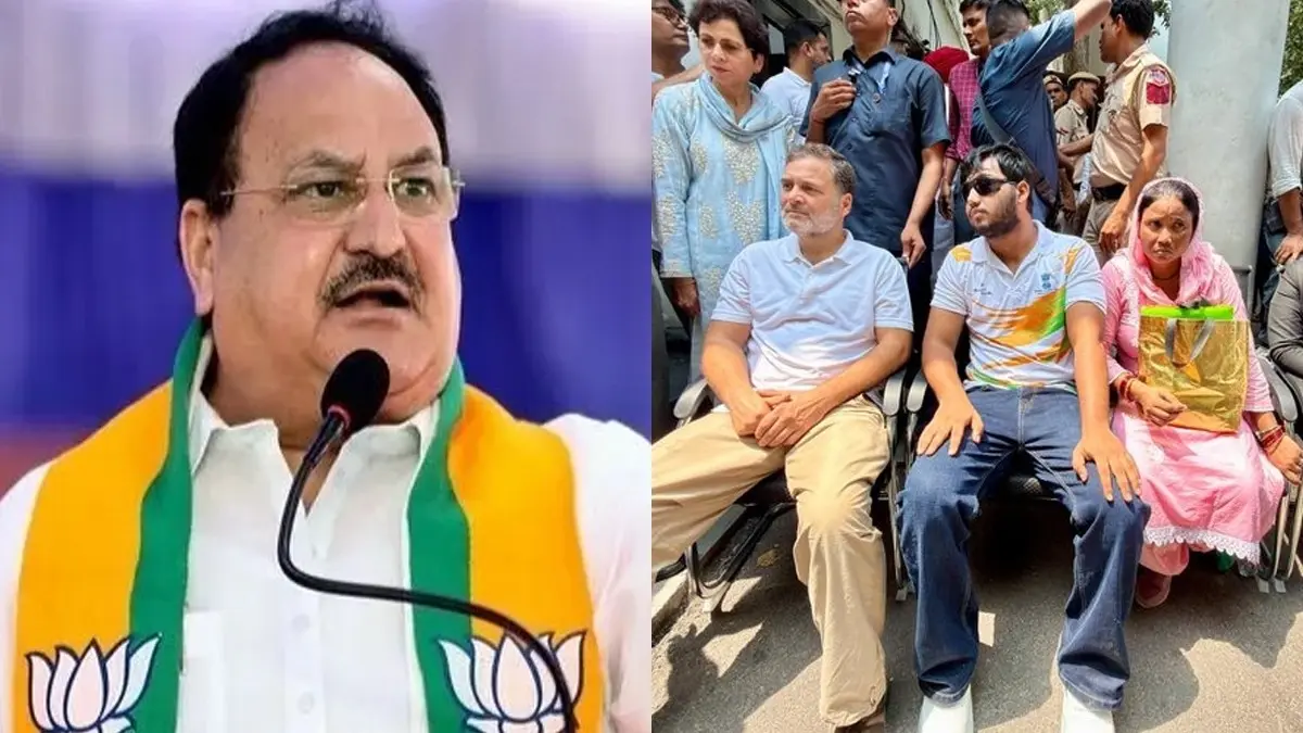 'कांग्रेस वंदे मातरम् पर घिर चुकी है, राहुल गांधी खुद को जिंदा रखने के लिए कैमराजीवी ड्रामा...', LoP के धरने पर जेपी नड्डा का करारा प्रहार JP Nadda