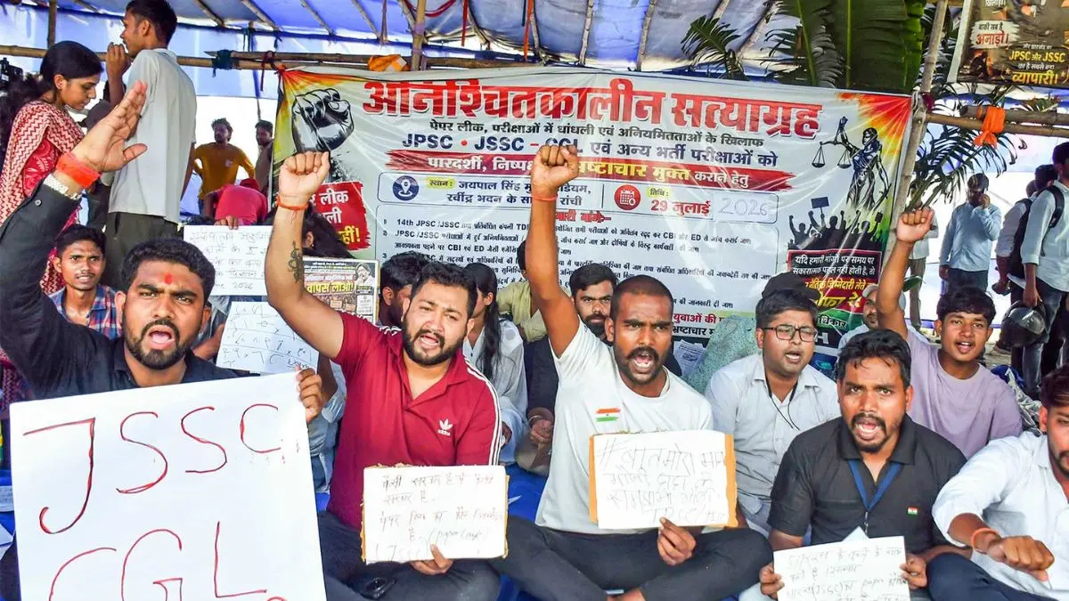 Ranchi Protest: छात्रों का बड़ा ऐलान, 18 अगस्त तक दिया अल्टीमेटम, नहीं तो..., CM से भी मांगा इस्तीफा JPSC JSSC aspirants protes say on 20th going Chief Minister residence gherao
