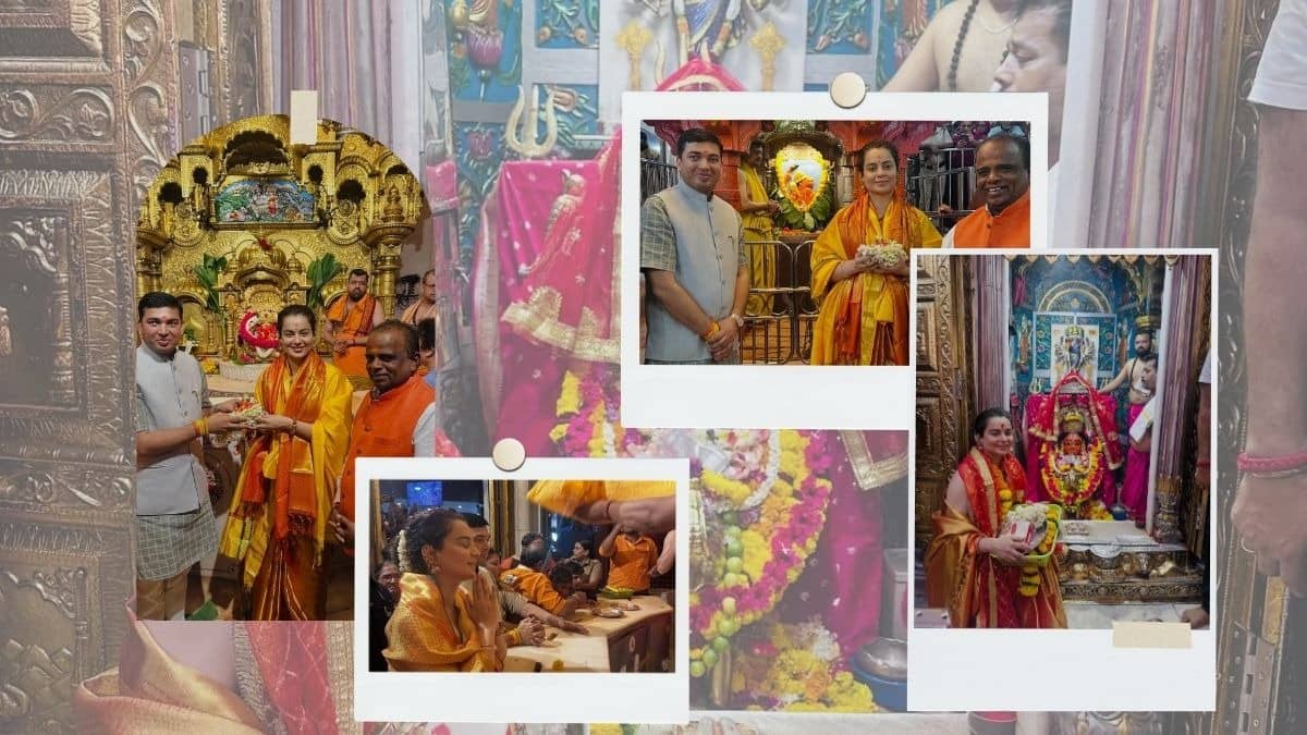 Kangana Ranaut Visits Temples In Mumbai