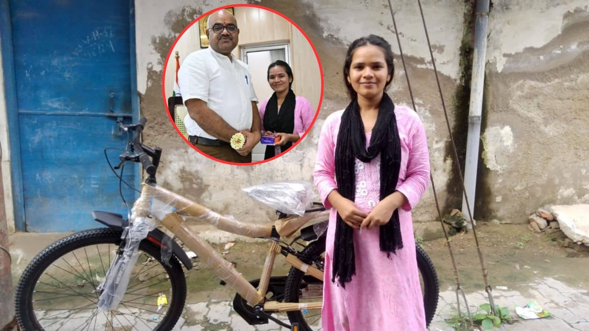 kanpur new dm jitendra pratap singh helps student school fees cycle gift rakshabandhan 