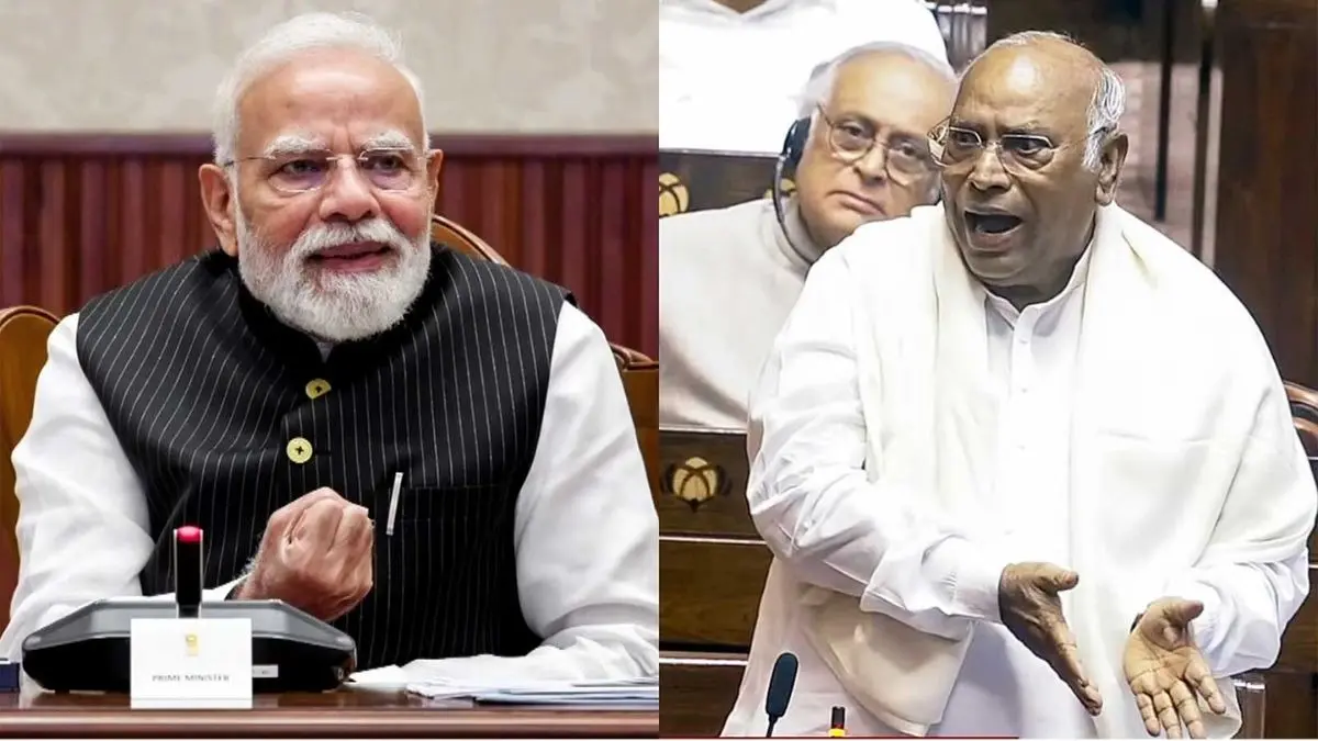 Kharge Writes to PM Modi, Seeks 25-Year Freeze on Lok Sabha Seat Strength Amid Delimitation Debate Kharge Writes to PM Modi, Seeks 25-Year Freeze on Lok Sabha Seat Strength Amid Delimitation Debate