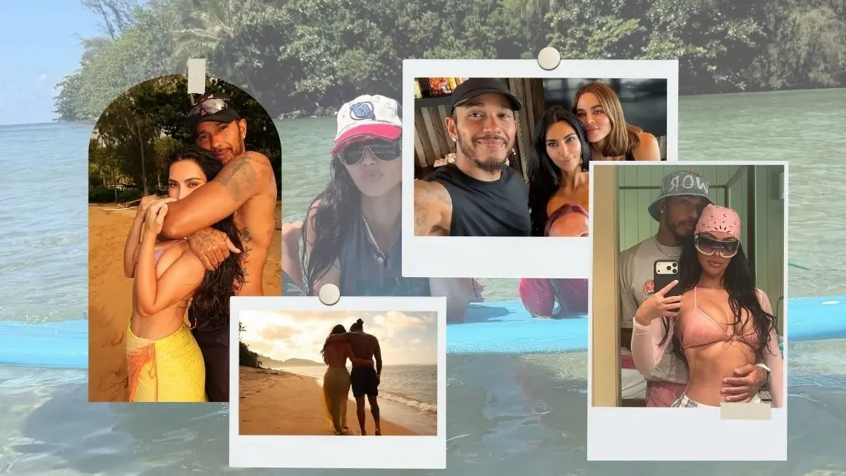 Kim Kardashian-Lewis Hamilton Soak Up The Sun On Beach Getaway With Kids | Photos Kim Kardashian-Lewis Hamilton Soak Up The Sun On Beach Getaway With Kids