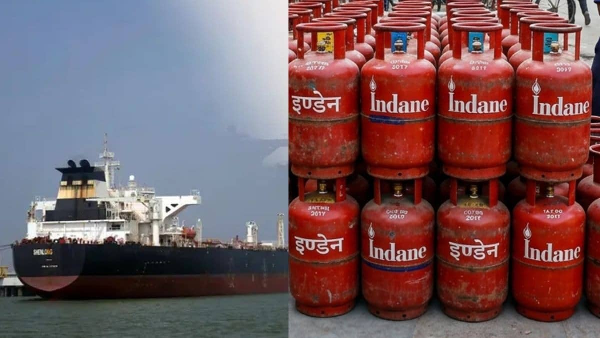 LPG Gas Cylinder Indane Oil 