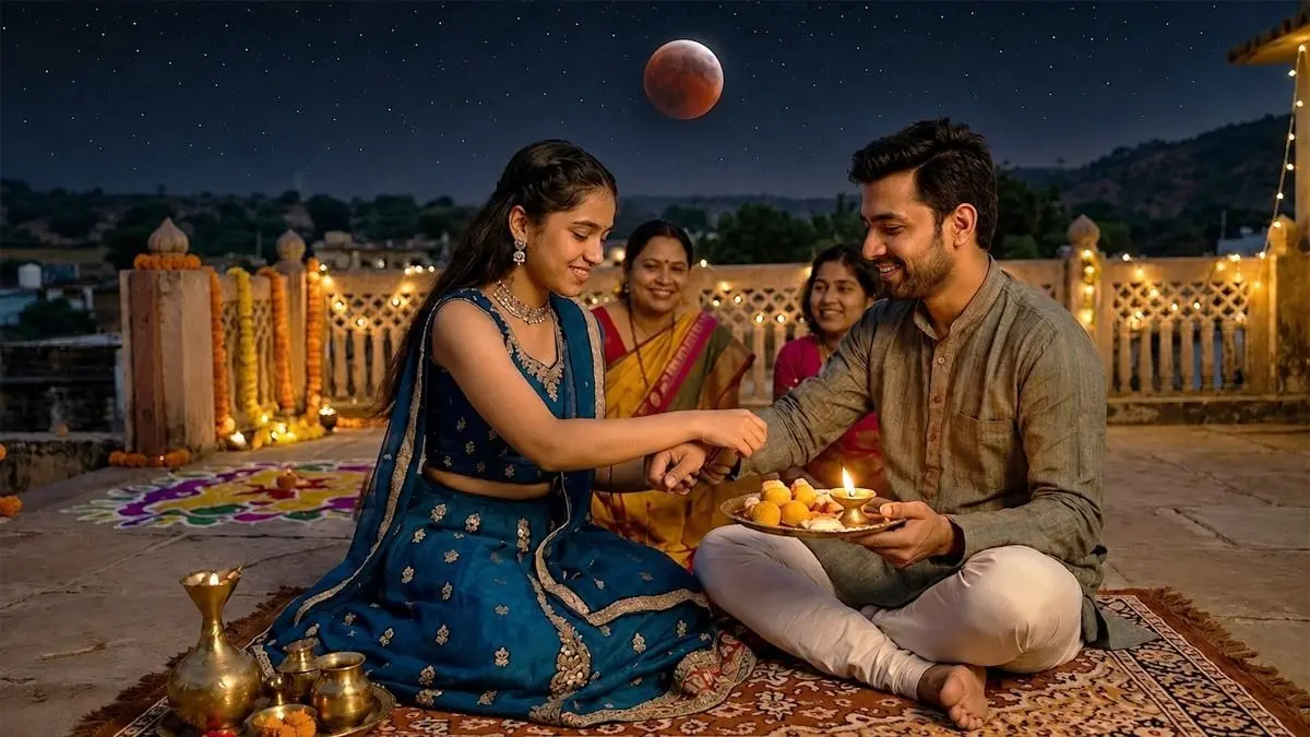 Lunar Eclipse 2026: 70 साल बाद रक्षाबंधन पर चंद्रग्रहण का योग, जानें राखी बांधने के 3 सबसे शुभ मुहूर्त Lunar Eclipse 2026: 70 साल बाद रक्षाबंधन पर चंद्रग्रहण का योग, जानें राखी बांधने के 3 सबसे शुभ मुहूर्त