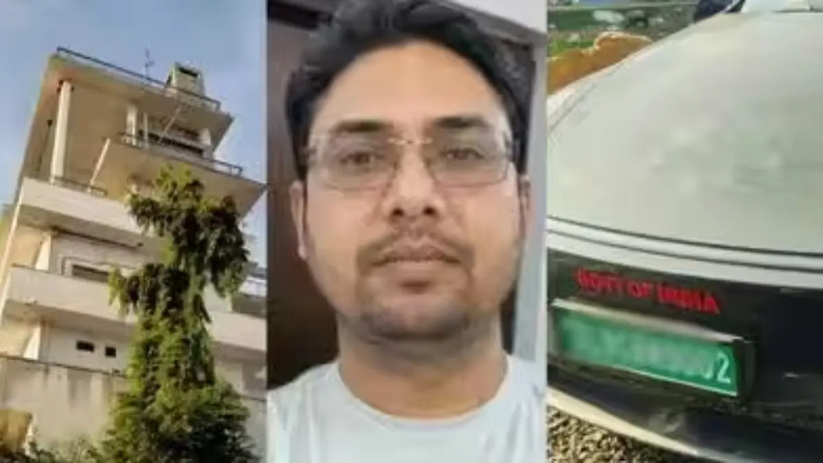 Man Poses as 'IAS Officer' in Bihar, Claims Links To NSA; Police Seize Rs 100 Cr Assets Including Tesla, Mansions & Imported Liquor Man Poses as 'IAS Officer' in Bihar, Claims Links To NSA; Police Seize Rs 100 Cr Assets Including Tesla, Mansions & Imported Liquor