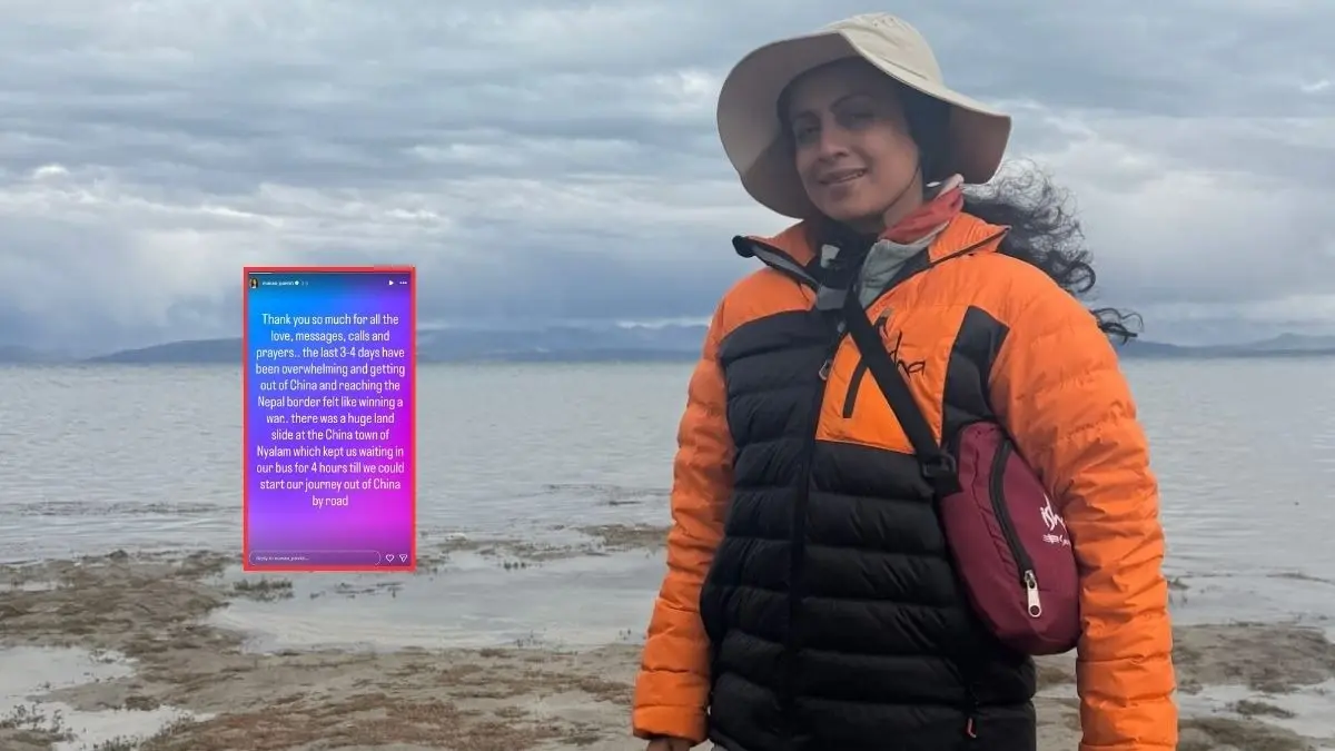 Manasi Parekh Safely Returns To India From China Amid Flash Floods: Reaching Nepal Border Felt Like Winning A War Manasi Parekh Safely Returns To India From China Amid Flash Floods