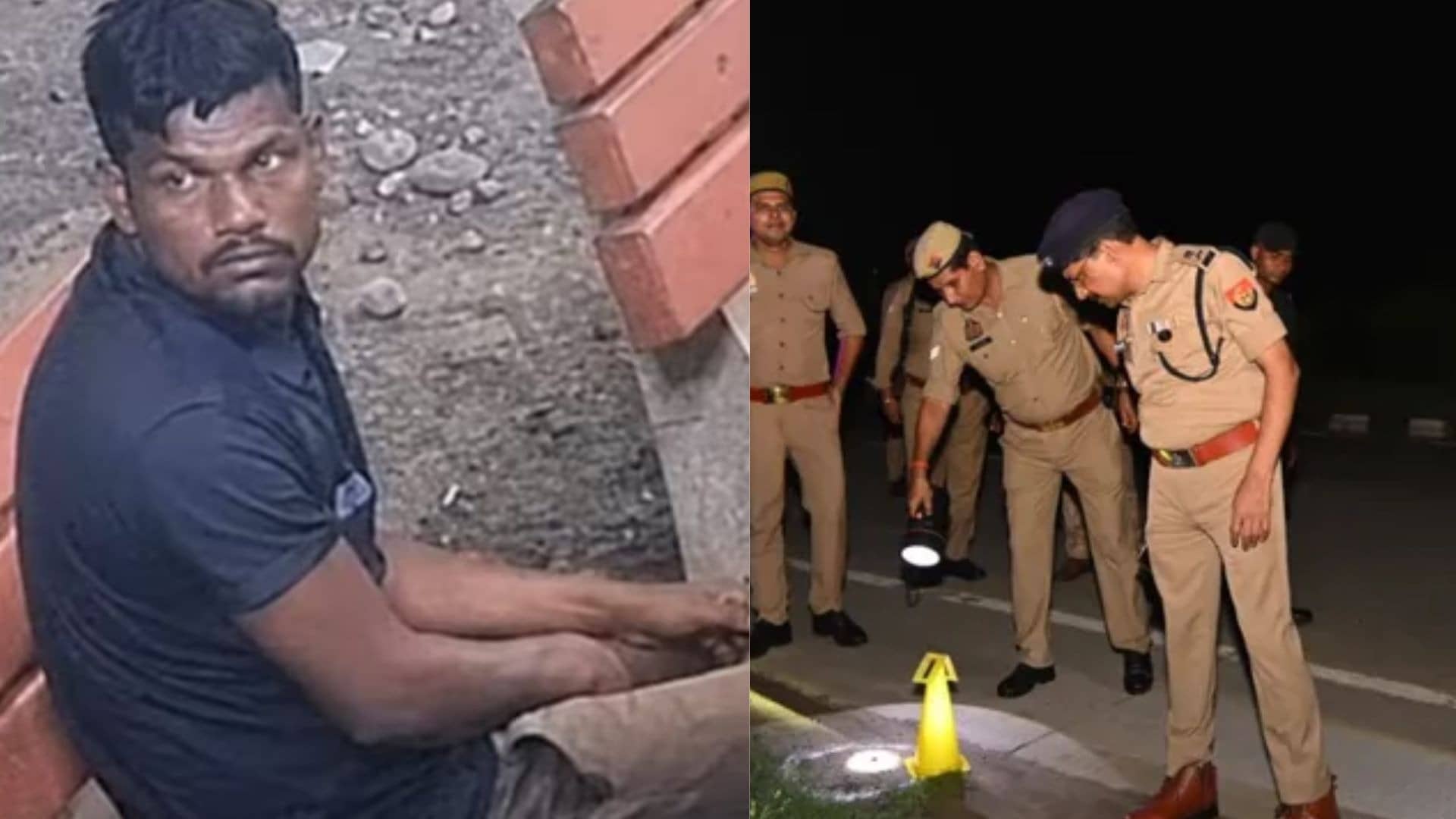 minor Girl’s rape and murder accused killed in encounter Wanted with rs 50000 reward; 2 policemen injured