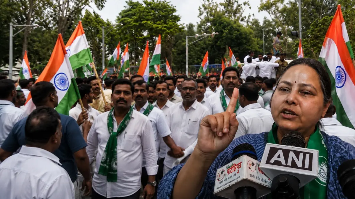 RJD March: 'SC में बिहार सरकार ने माना कि AK47 का इस्तेमाल हुआ, तो अनुमति देने वाले DM-SP सस्पेंड हों...', मीसा भारती ने साधा निशाना Misa Bharti