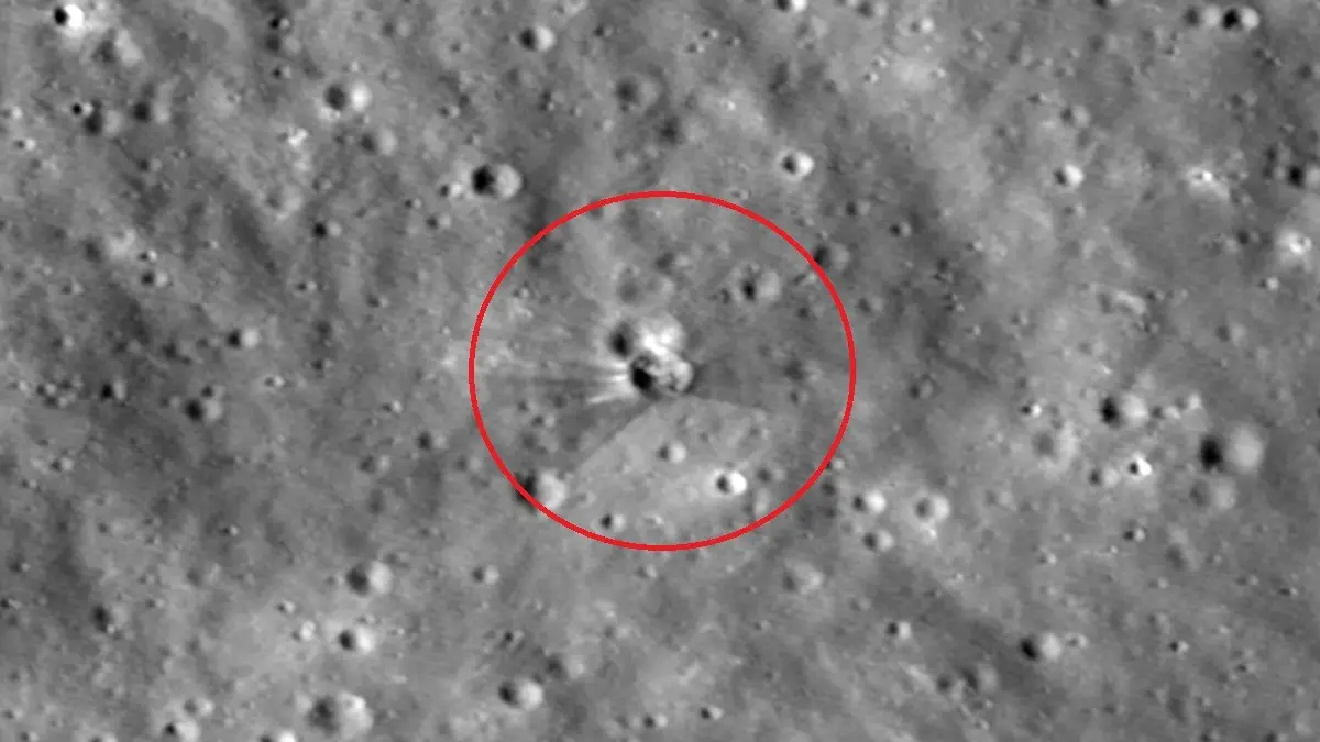 Moon Gets A New Scar: NASA Orbiter Captures 60-Foot Crater Left After Rogue SpaceX Rocket Crash Moon Gets A New Scar: NASA Orbiter Captures 60-Foot Crater Left After Rogue SpaceX Rocket Crash