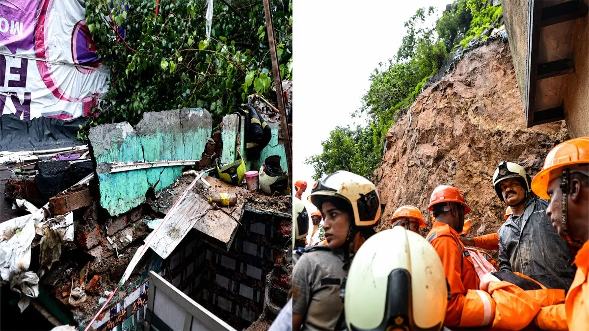 Mumbai Landslide: भारी बारिश के बीच घाटकोपर में बड़ा हादसा, चॉल के मकानों पर गिरा पहाड़ी का हिस्सा, 2 की मौत; मलबे में कई लोग दबे Mumbai Ghatkopar Landslide