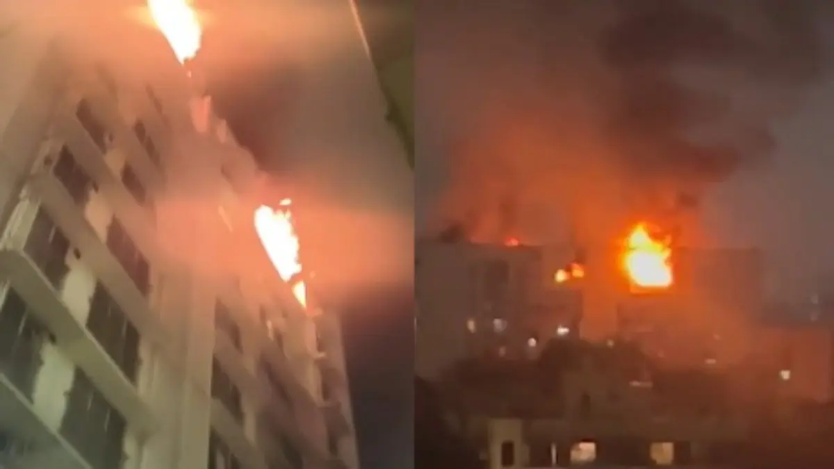 Mumbai Fire: विलेपार्ले में बहुमंजिला इमारत में लगी भीषण आग, ढाई साल के मासूम और एक महिला की मौत; कई झुलसे Mumbai Vile Parle Building Fire: 2 Dead, 6 Injured; Toddler Among Victims