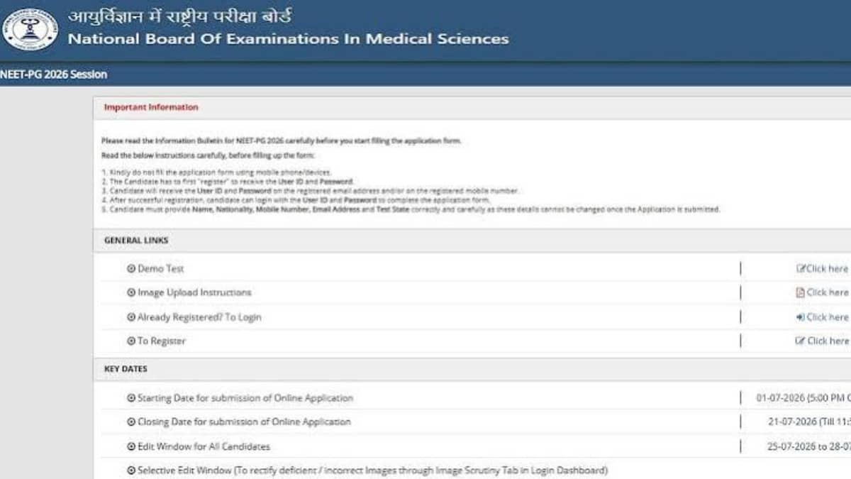 NEET PG Admit Card 2026 Released at natboard.edu.in; Hall Tickets Available, Check How To Download